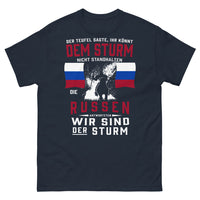 Thumbnail for T-Shirt Russland dunkelblau - Kampfansage: Wir sind der Sturm