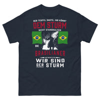 Thumbnail for T-Shirt Brasilien Weisheit Marineblau - Wir sind der Sturm