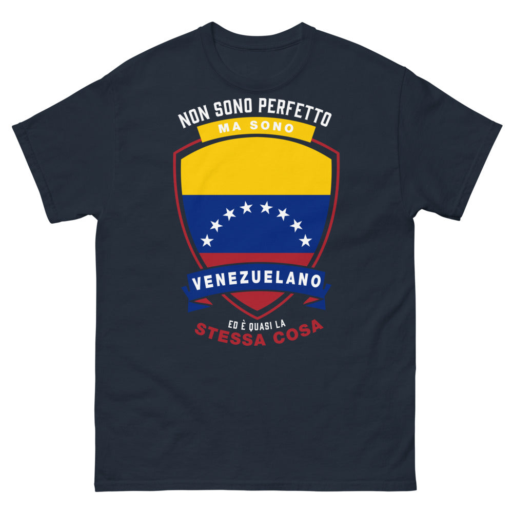 T-shirt Venezuela marine - Non sono perfetto
