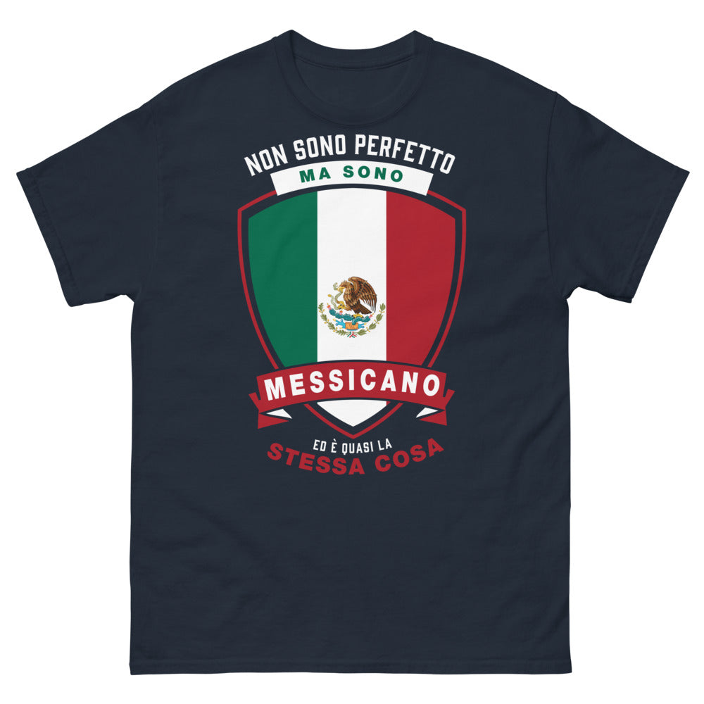 T-Shirt Messicano blu - Non sono perfetto