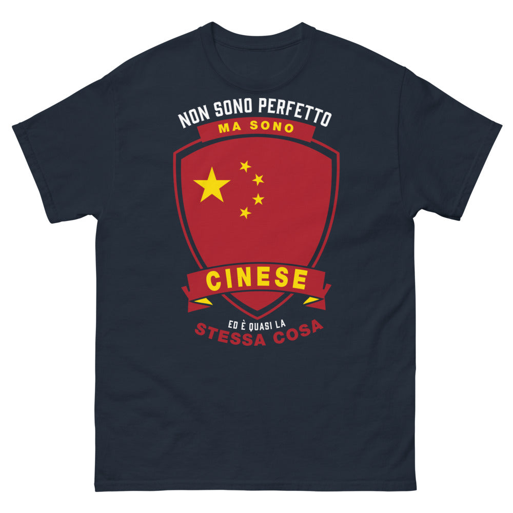 T-shirt Italie marine - non sono perfetto