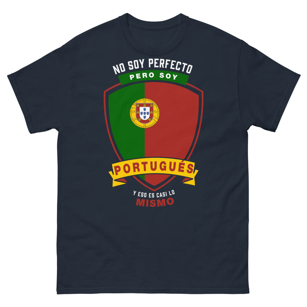 T-shirt portugais bleu marine - No soy perfecto