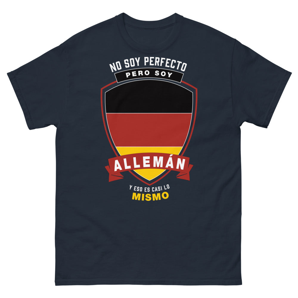 T-shirt Allemagne marine - No soy perfecto pero soy alemán