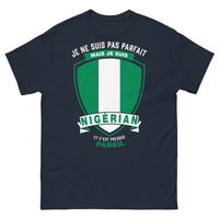 Thumbnail for T-shirt Nigérian bleu marine - Je ne suis pas parfait