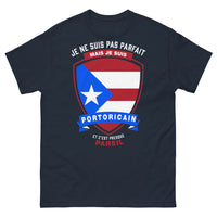 Thumbnail for T-shirt Portoricain marine - Je ne suis pas parfait