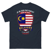 Thumbnail for T-shirt Malaisien marine - humour et fierté locale