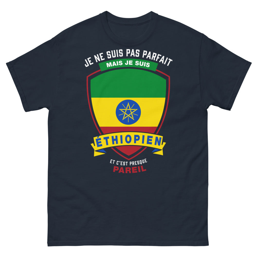 T-shirt Éthiopien marine - presque parfait