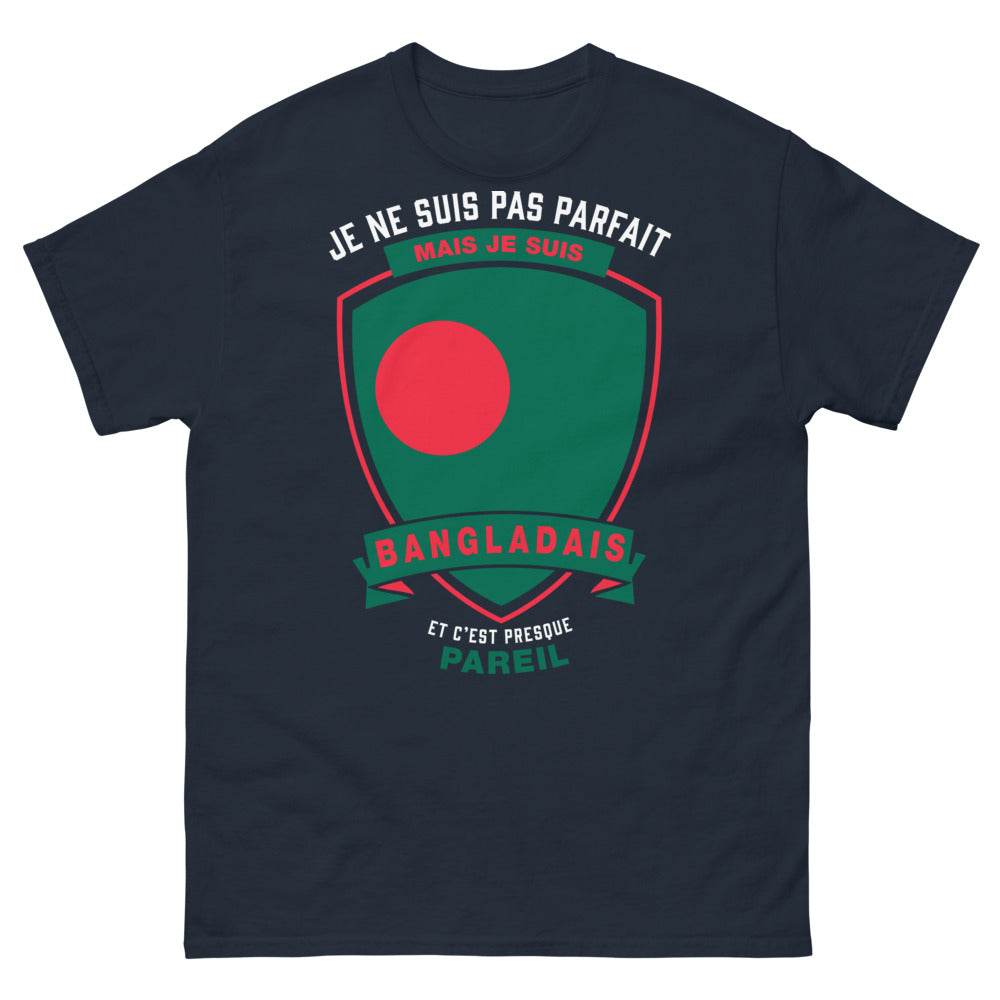 T-shirt Bangladais marine - humour autodérision sur ses origines