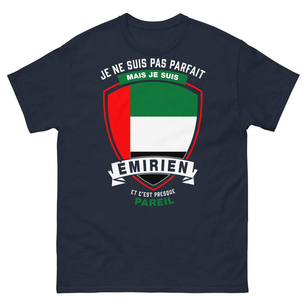 T-shirt Émirien marine - presque pareil, fiers d'être Émirien