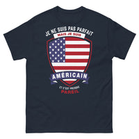 Thumbnail for T-shirt Américain marine - presque parfait mais américain