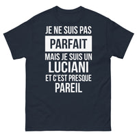 Thumbnail for T-shirt Luciani Corse marine - Je ne suis pas parfait mais je suis un Luciani