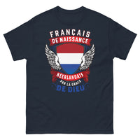 Thumbnail for T-shirt Français de naissance marine - double culture