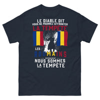 Thumbnail for T-shirt Roumains Tempête marine - nous sommes la tempête