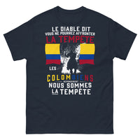 Thumbnail for T-shirt Colombiens marine - nous sommes la tempête