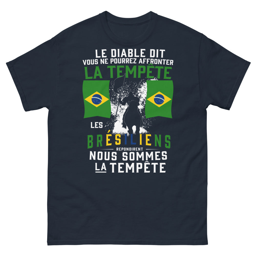 T-shirt Brésil marine - Nous Sommes la Tempête