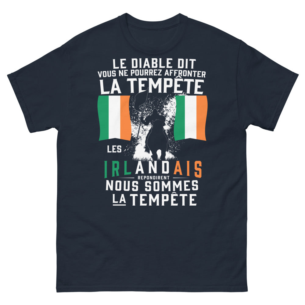 T-shirt Irlande Tempête marine - fierté irlandaise
