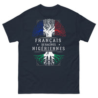 Thumbnail for T-shirt Racines nigériennes marine - fierté et humour