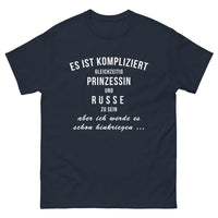 Thumbnail for T-Shirt Russische Prinzessin dunkelblau - königlicher Stolz