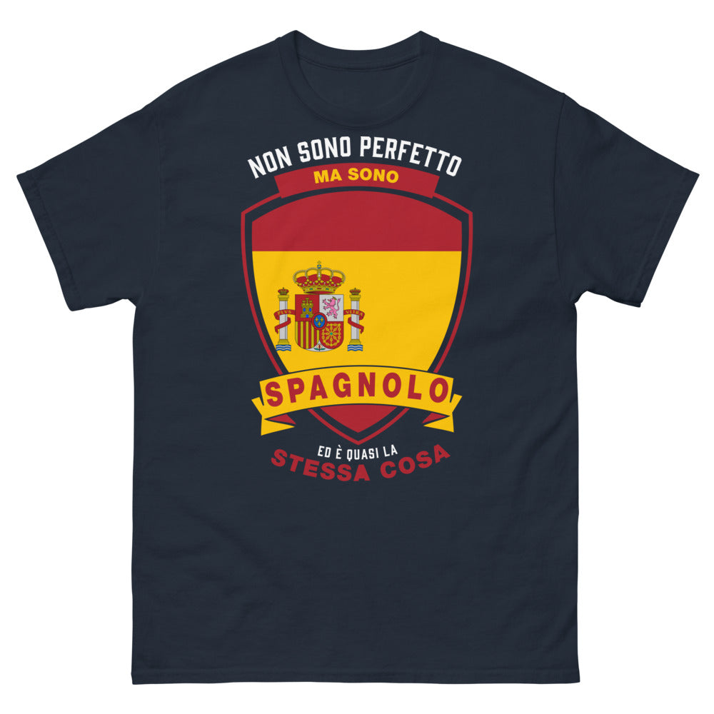 T-shirt Espagne bleu marine - fierté et humour