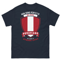 Thumbnail for Maglietta Peruviana blu navy - Non sono perfetto ma sono peruviano