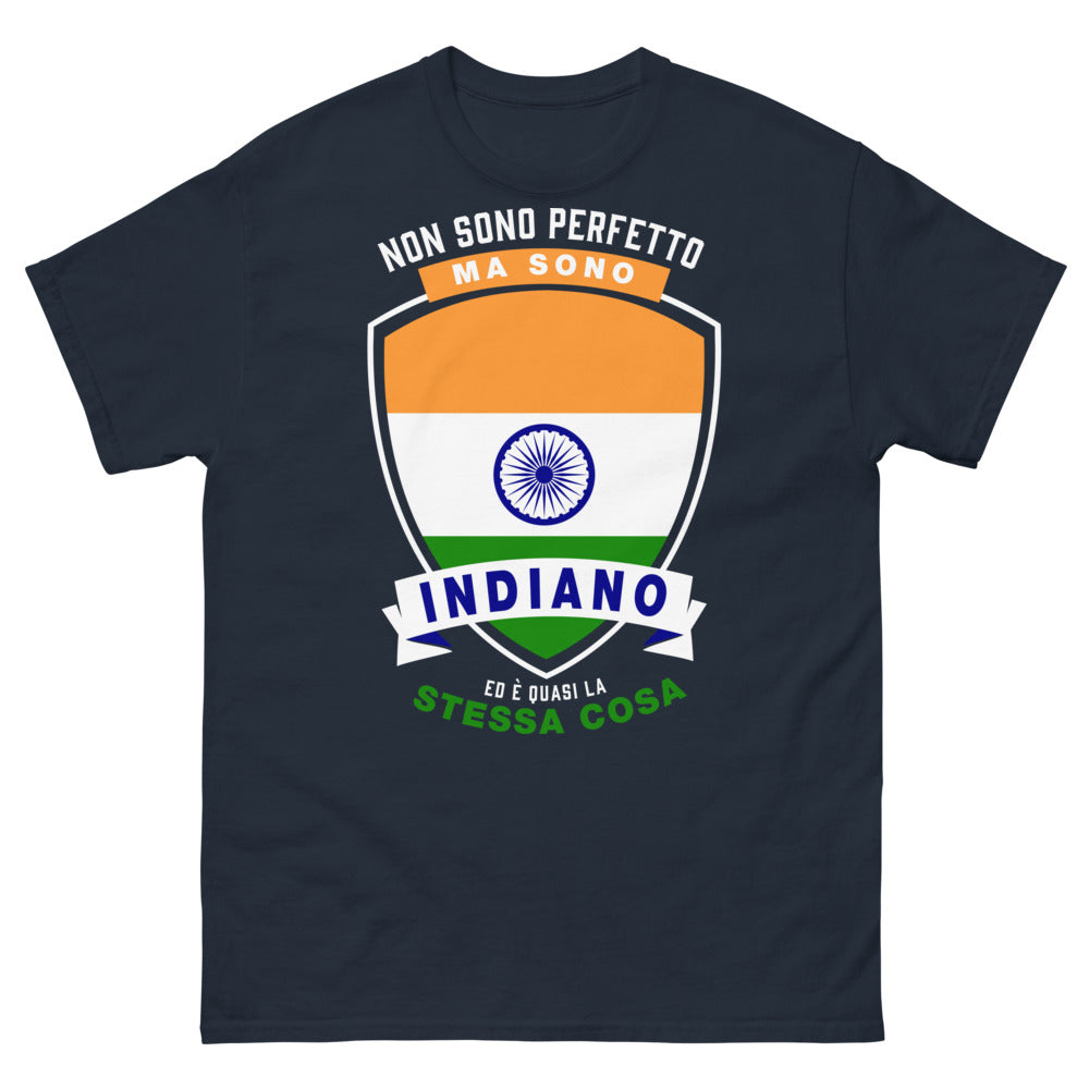 T-shirt Indien marine - Non sono perfetto