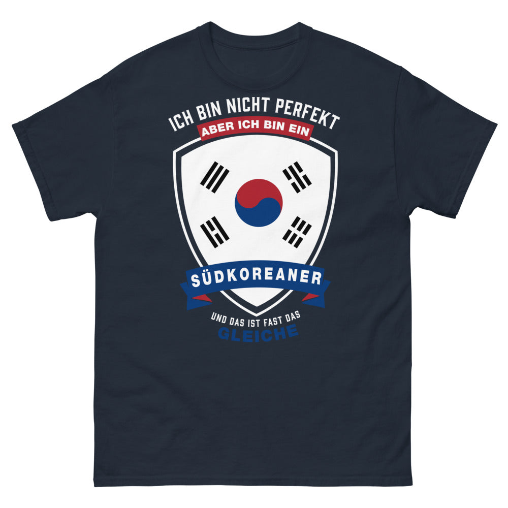 T-shirt Corée du Sud marine - sud-coréen, presque parfait
