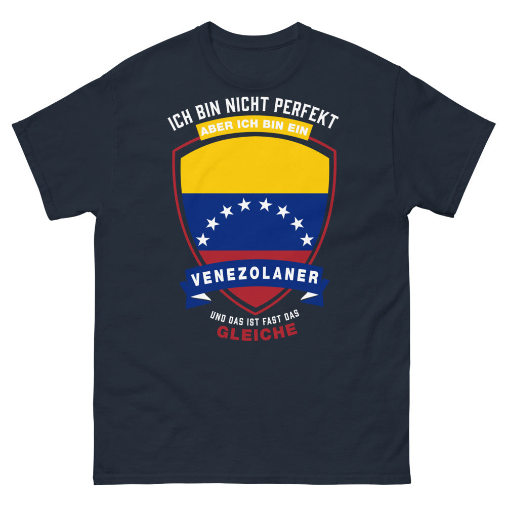 T-Shirt Venezolaner marineblau - Ich bin Venezolaner – stolz und humorvoll