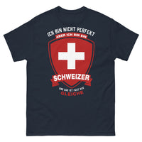 Thumbnail for T-shirt Suisse marine - Nicht perfekt, aber fast ein Schweizer