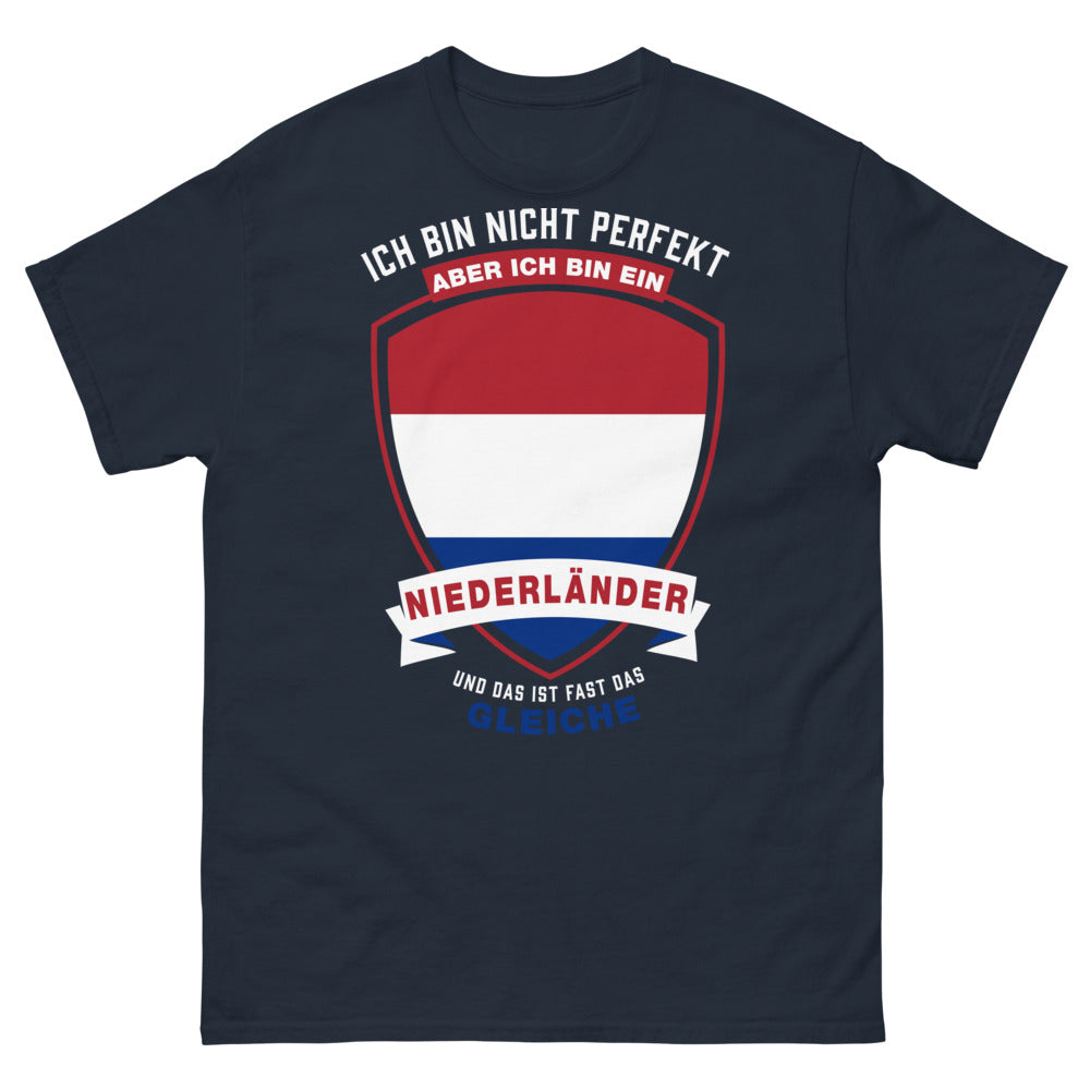 T-shirt Niederländer marine - Niederländer stolz – fast perfekt