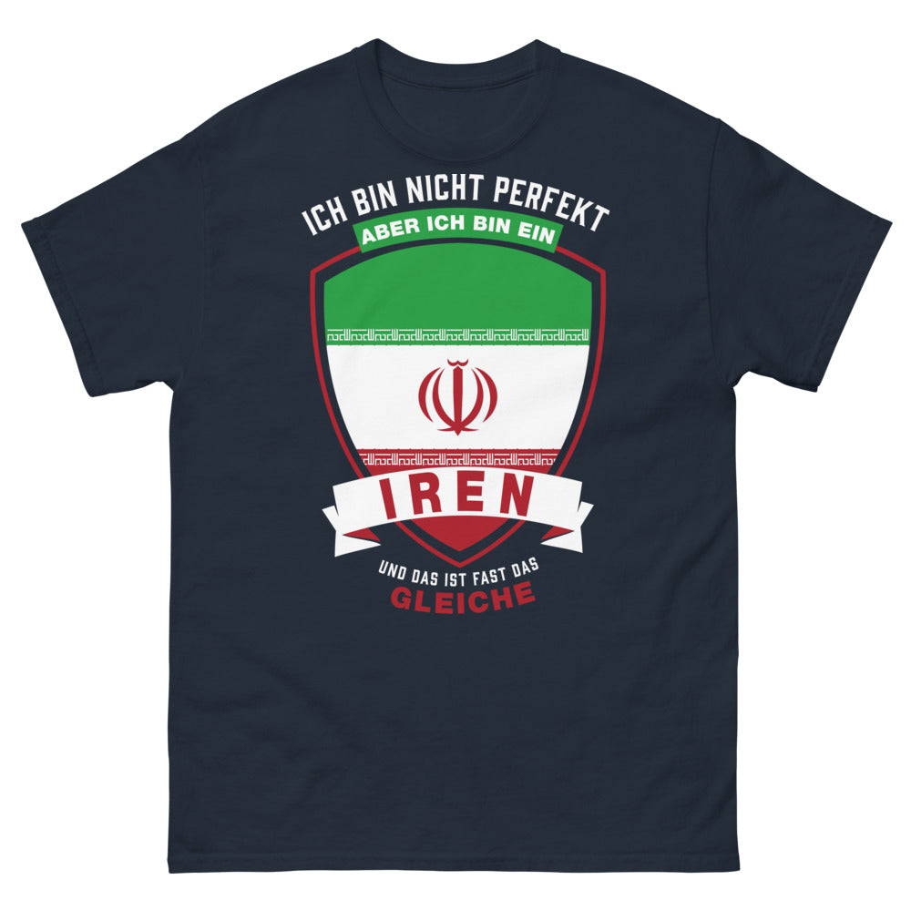 T-shirt Irlande marine - Ich bin nicht perfekt