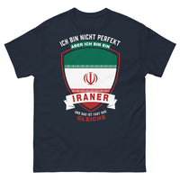 Thumbnail for T-Shirt Iraner Marineblau Vorderseite - Ich bin Iraner – fast das Gleiche