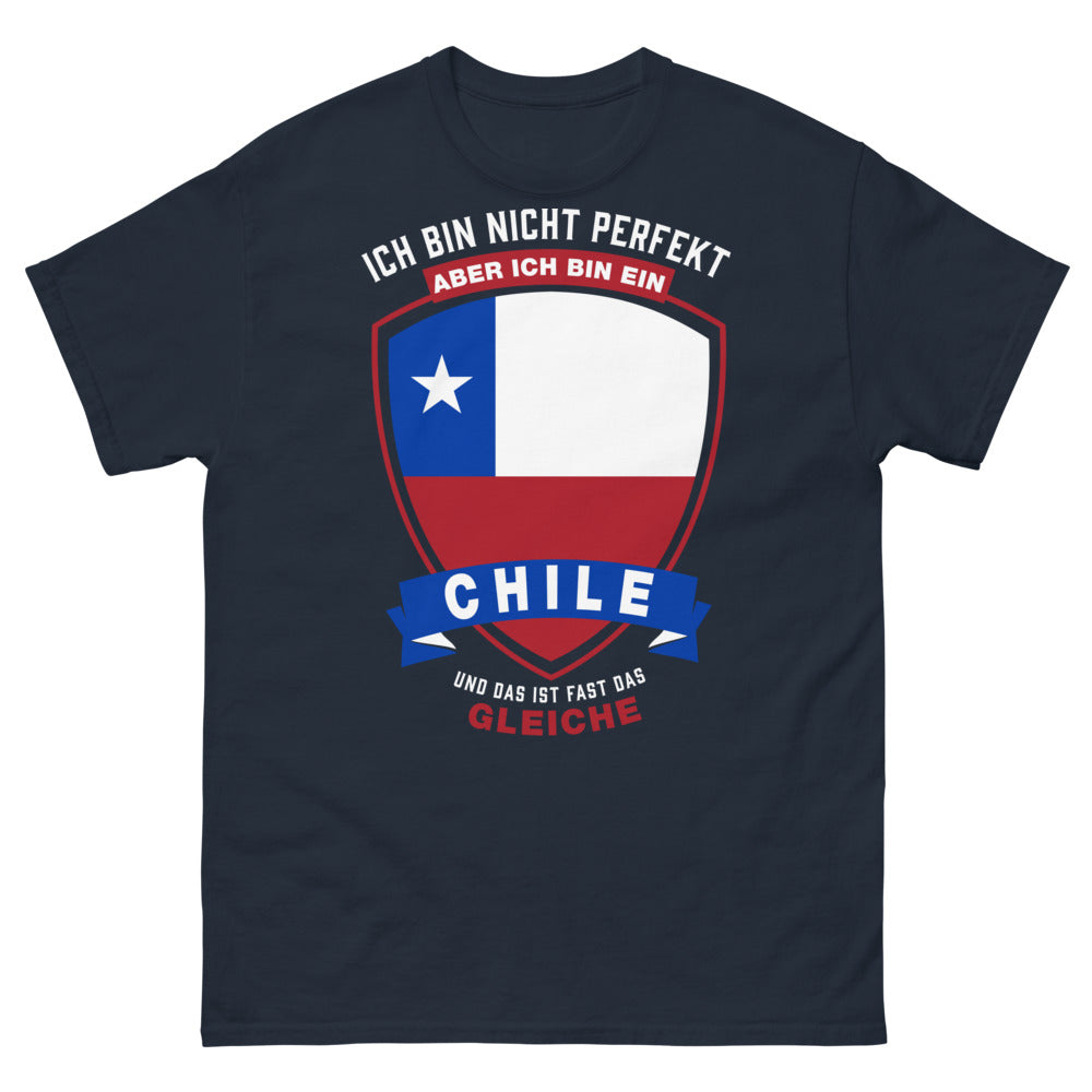 T-Shirt Chile schwarz Rückseite - Humor und Stolz