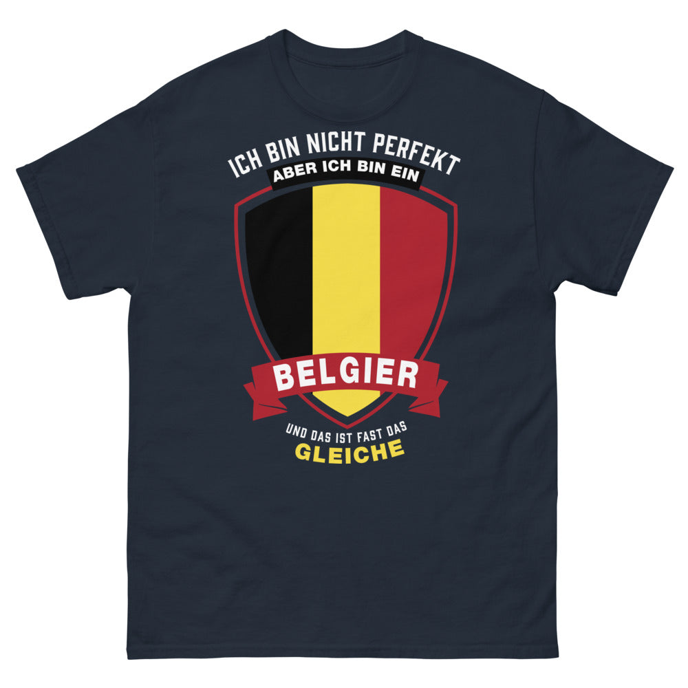 T-shirt Belgier marine - humour belge et fierté