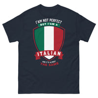 Thumbnail for T-shirt Italie marine - Not perfect but Italian