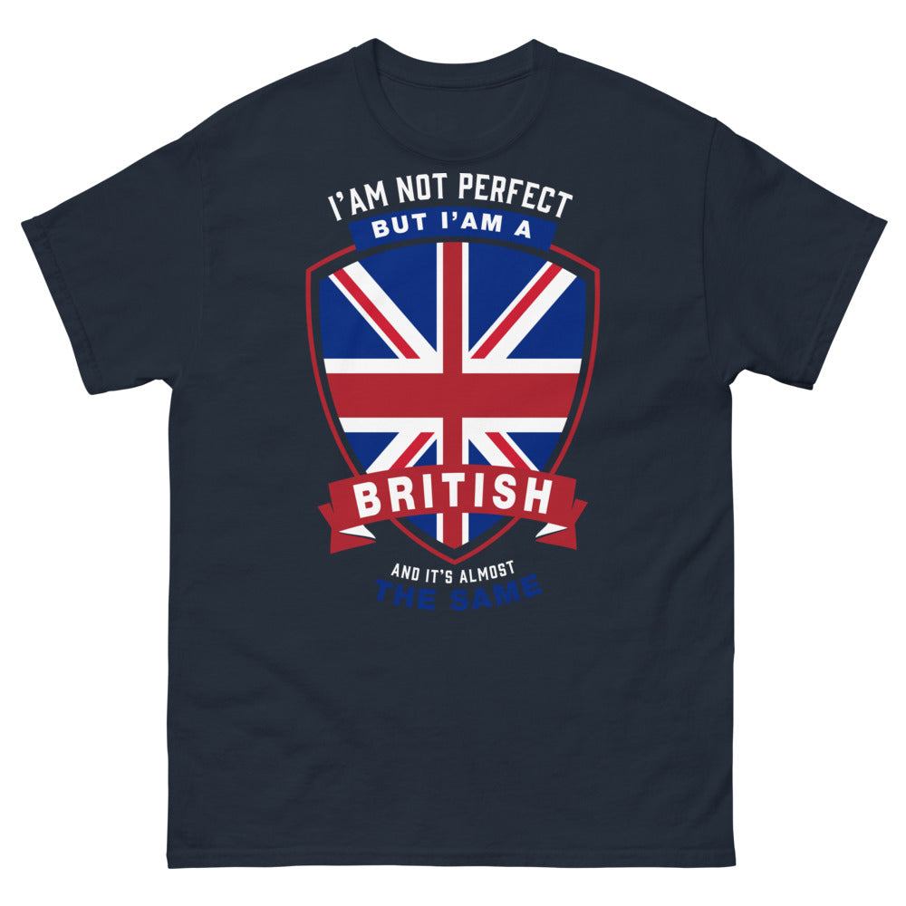 T-shirt britannique marine - clin d'œil anglais