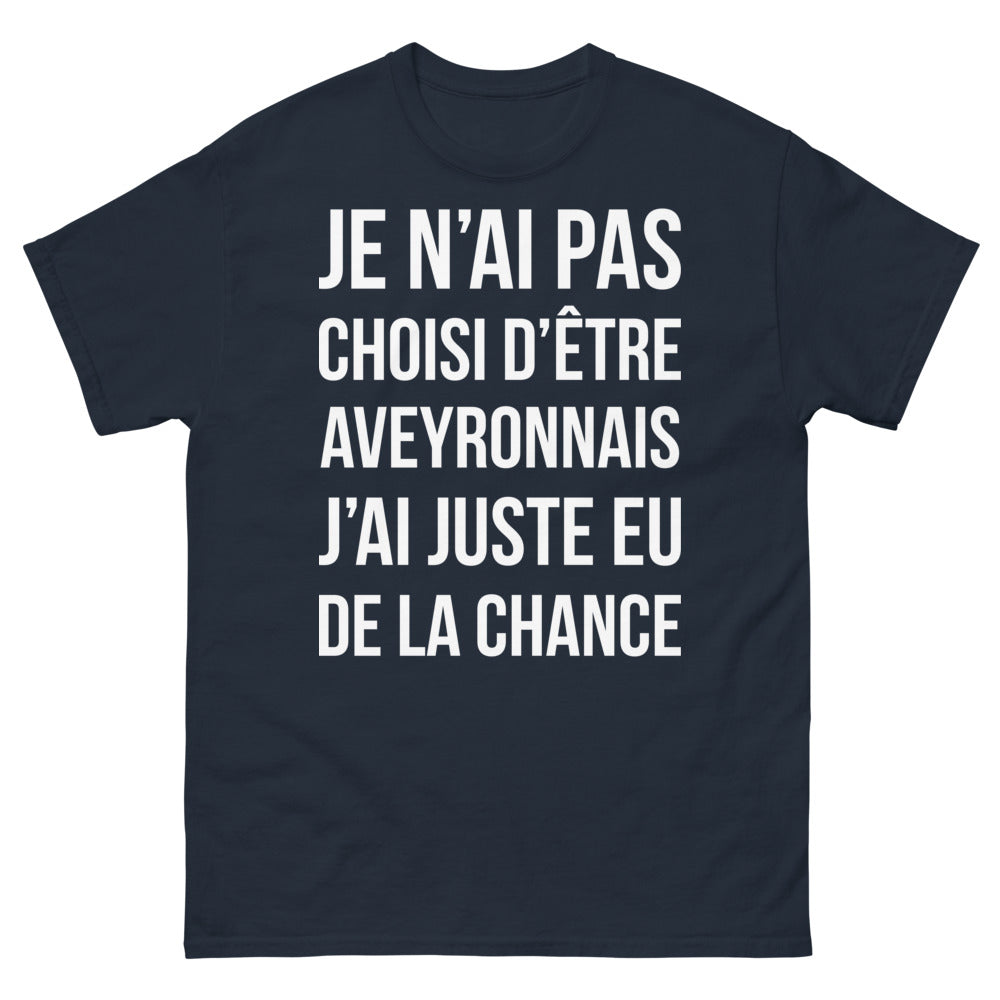 T-shirt Aveyronnais marine - humour et héritage