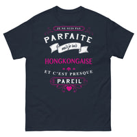 Thumbnail for T-shirt Hongkongaise marine - humour et fierté locale