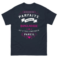 Thumbnail for T-shirt Bangladaise marine - Je ne suis pas parfaite