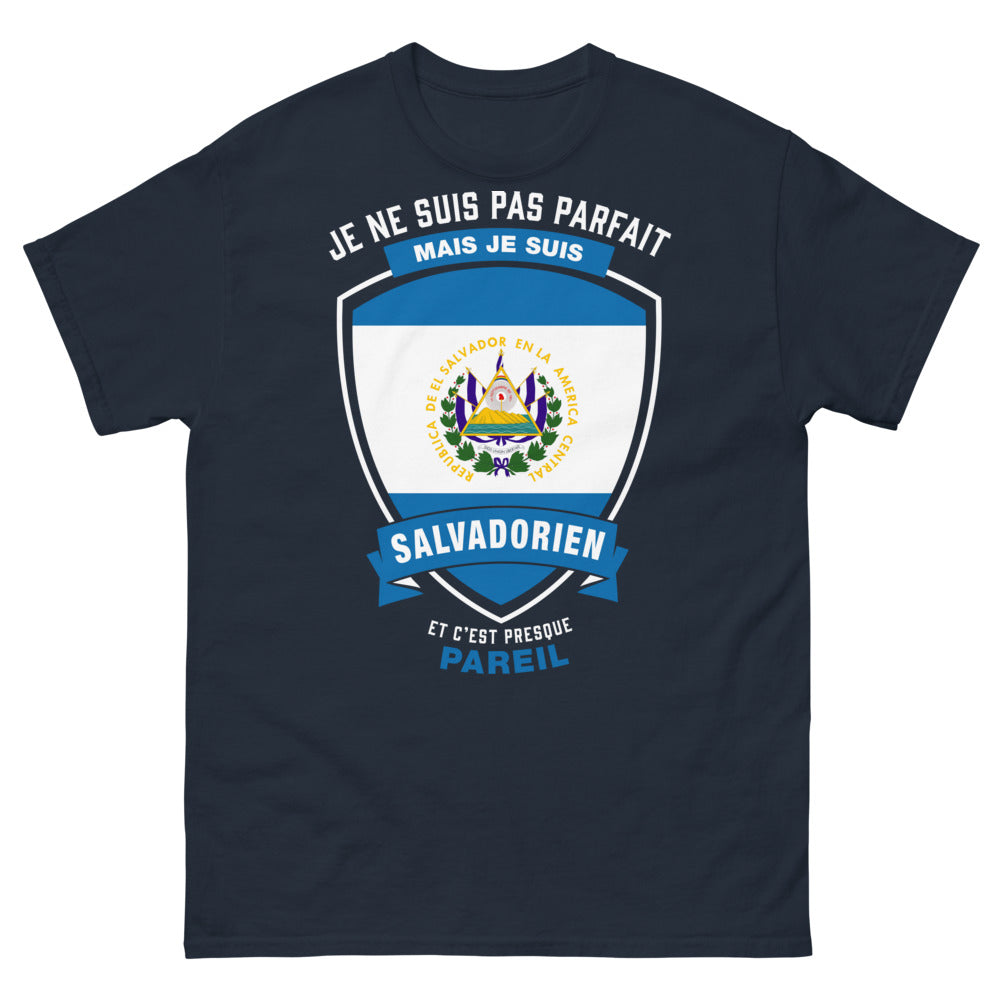 T-shirt Salvadorien marine - je ne suis pas parfait