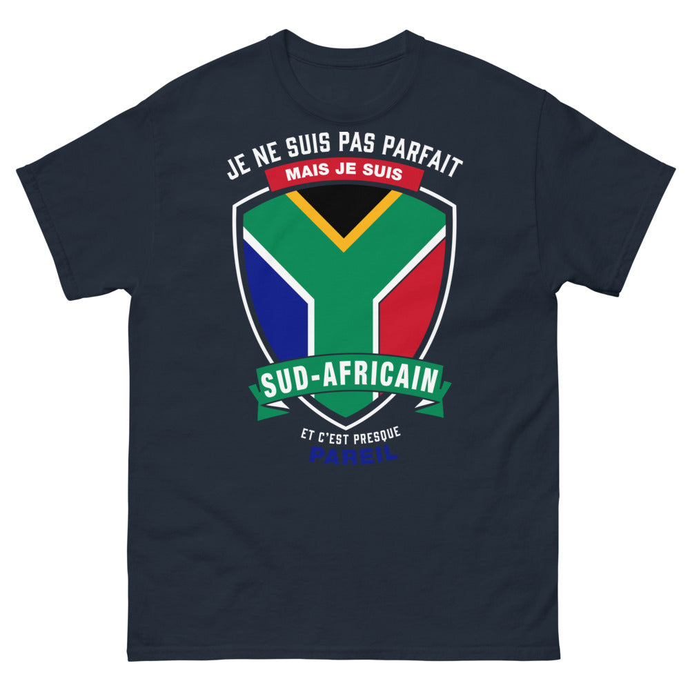 T-shirt sud-africain marine - humour et identité