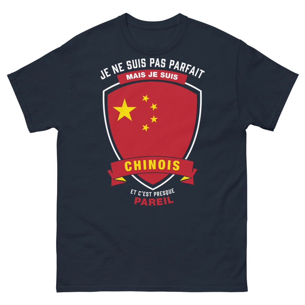 T-shirt chinois marine - imparfait mais chic