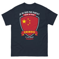 Thumbnail for T-shirt chinois marine - imparfait mais chic