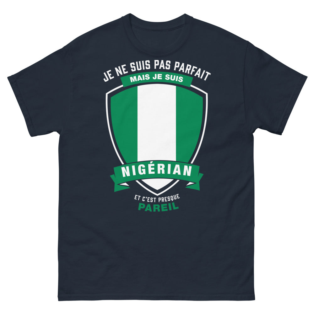 T-shirt Nigéria marine - humour et fierté