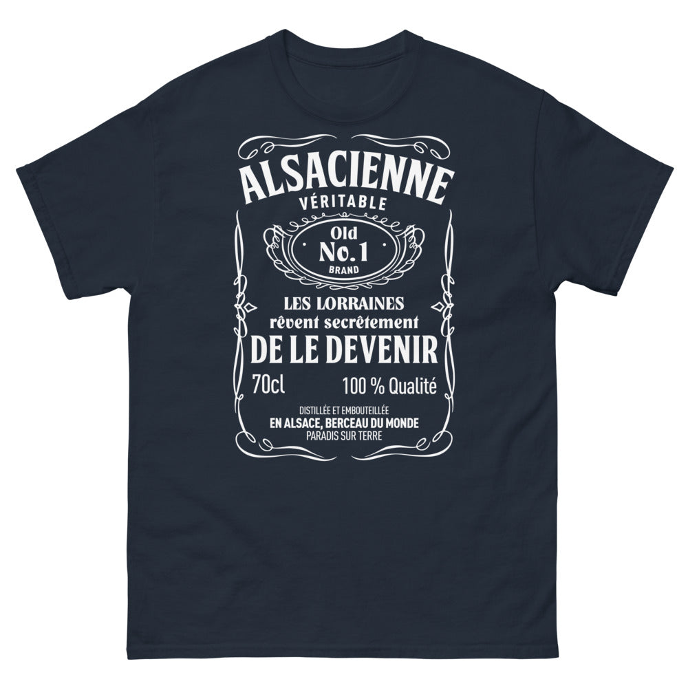T-shirt Alsacienne marine dos - Les Lorraines le rêvent