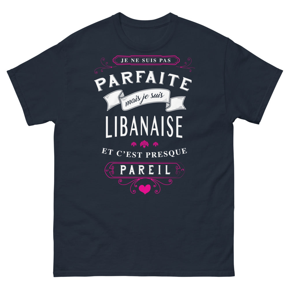 T-shirt Liban marine - Je ne suis pas parfaite