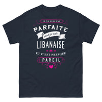 Thumbnail for T-shirt Liban marine - Je ne suis pas parfaite