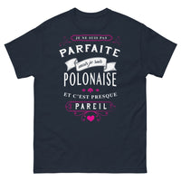 Thumbnail for T-shirt polonais marine - presque parfaite et fière