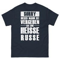 Thumbnail for T-shirt Russie marine - Sorry, cet homme est pris par une russe sexy