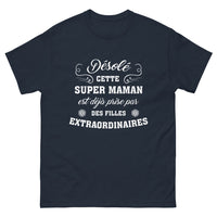 Thumbnail for T-shirt France marine - désolée, super maman prise