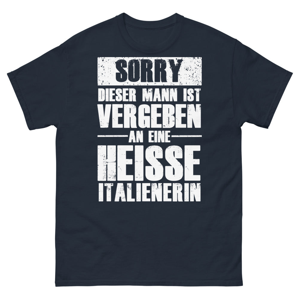 T-Shirt Italien dunkelblau - italienische Leidenschaft